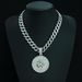 Hip Hop New Leo Disc Pendant, The Embodiment Of Leo's Wisdom And Power, Hip-hop Cuban Necklace_ipsvogv.com