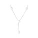 Friends Rachel Same Necklace Women's Pure Silver Natural Freshwater Pearl Full Sky Star Y-shaped Sweater Chain_ipsvogv.com