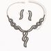 Women’s Jewelry Set Fashion Brand New Necklace And Earrings Setn Elegant Ladies Clavicle Necklace Earrings Bride Diamond Banquet Necklace_ipsvogv.com