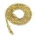 Creative New Product Men's Hip Hop Stainless Steel Three Short and One Long Thin Gold Chain Necklace_ipsvogv.com