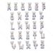 New Crown Button Droplet with Advanced English Letter Hip Hop Necklace Pendant_ipsvogv.com