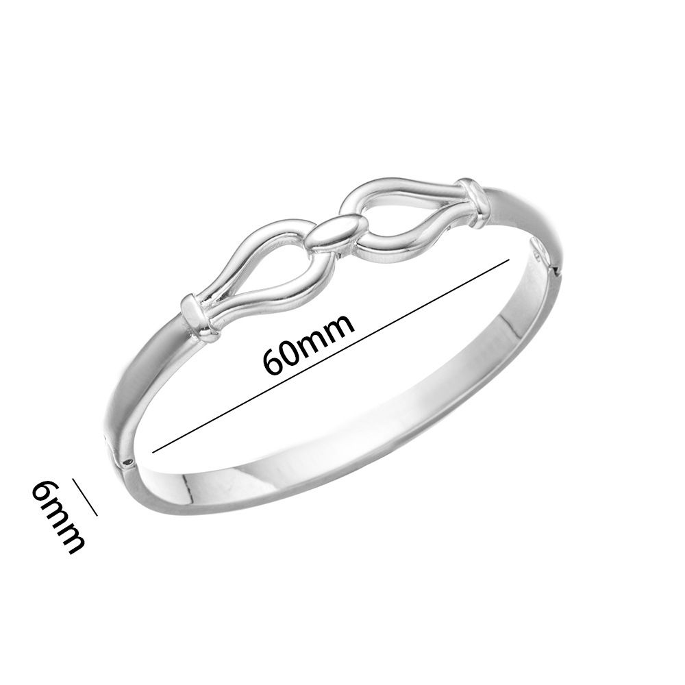 Titanium Extremely Simple High Grade Vacuum Furnace Electroplated Smooth Stainless Steel Bracelet_ipsvogv.com