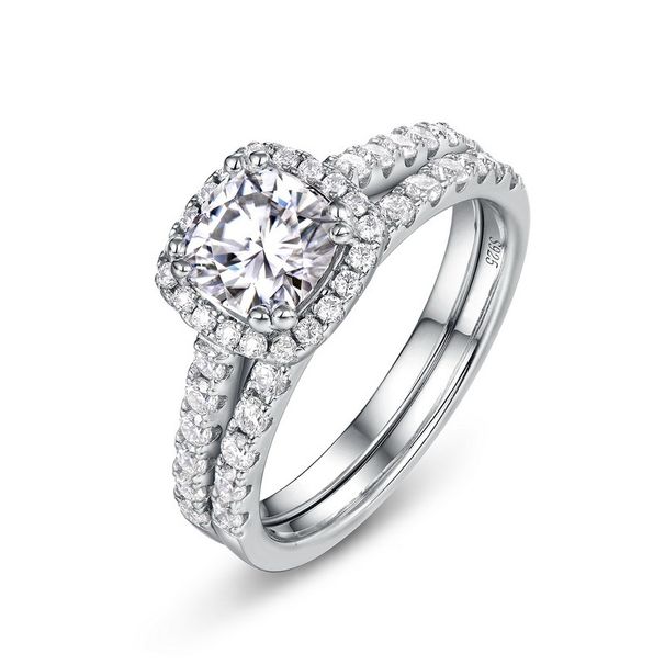 Chinese Valentine's Day S925 Silver Moissanite Ring Female Luxury Group Inlaid Finger Ring Noble, Elegant And Charming_ipsvogv.com