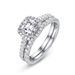Chinese Valentine's Day S925 Silver Moissanite Ring Female Luxury Group Inlaid Finger Ring Noble, Elegant And Charming_ipsvogv.com