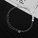 Fashion Creative Splicing Cross Pearl Clavicle Chain Net Celebrity Temperament Heart Shape Long Necklace Female_ipsvogv.com
