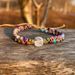 New Pure Handmade Double Layer Braided Bracelet 4mm Round Beads Natural Stone Yoga Bracelet Square Beads_ipsvogv.com