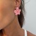 High-end Fresh Flower Oil Drop Luxury Sweet Stud Earrings_ipsvogv.com