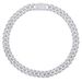 New 15MM Bubble Hip Hop Rap With Diamond Studded Male Cuban Chain_ipsvogv.com