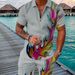 Men's Clothing polo shirt solid color plus size casual 3D printed zipper short sleeve suit lapel collar men's short sleeve_ipsvogv.com