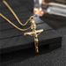 Hot new stainless steel cross lovers collar simple personality titanium steel cross necklace_ipsvogv.com