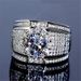 Group Set With Full Diamond Men's Luxury Silver Ring_ipsvogv.com