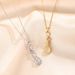 Fashionable Chinese Style Pipa Titanium Steel Necklace, Women's Micro Inlaid Zircon Instrument Shaped Pendant, Light_ipsvogv.com