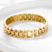 Men's Watch Chain Gold Fashion Watch Strap Bracelet Stainless Steel Bicycle Chain Jewelry Strap Solid Bracelet_ipsvogv.com