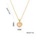 Necklace Women's Ins Internet Celebrity Same Style Temperament Love Smart Clavicle Chain Personalized Simple Full Diamond Heart-shaped Pendant Jewelry_ipsvogv.com