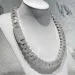moissanite Necklace Designer Jewelry Cuban K Chain Iced Out Pass Dia Tester Sterg Sier Necklace Vvs Moissanite Chains_ipsvogv.com