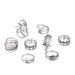New Hollow Flower, Leaf, Arrow Joint, Letter Ring, 8 Pieces Of Open Ring_ipsvogv.com