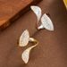 Internet Celebrity Live Streaming Fashion Diamond Studded Super Sparkling Zircon Open For Women, Non Fading Adjustable_ipsvogv.com