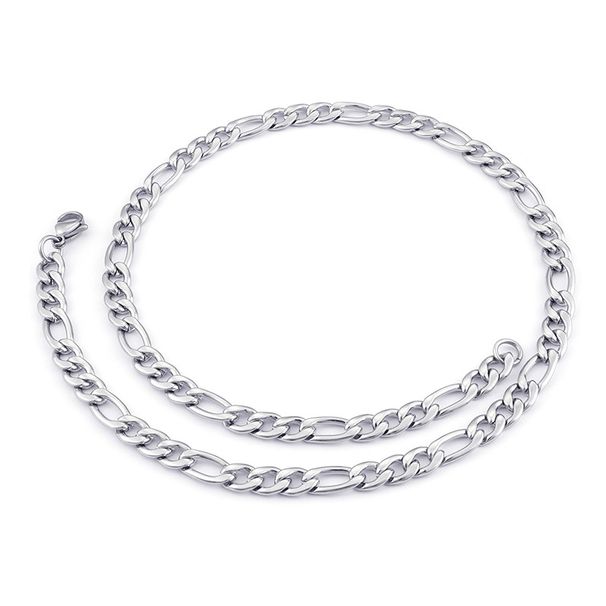 Men's Jewelry Hip Hop Titanium Steel NK Naked Chain Stainless Steel Long Necklace With Chain Jewelry_ipsvogv.com