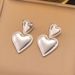 INS Style Simple Big Love Fried Dough Twists Chain Titanium Steel Fadeless Pendant Necklace Jewelry_ipsvogv.com