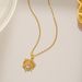 Beautiful temperament Aurora love necklace Korean style light luxury colorful crystal stainless steel clavicle chain live hot jewelry_ipsvogv.com