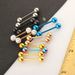 14-piece set hot-selling puncture jewelry breast ring breast nail tongue ring tongue nail_ipsvogv.com