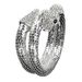 Popular Women's Exaggerated Gold Hollow Diamond Python Bracelet_ipsvogv.com