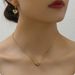 Ins Fashion Commuter Style Personalized Necklace Earring Set with Love Drip Oil Design, High Grade Ear Buckle, Versatile_ipsvogv.com