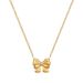 Full Body 【 Titanium Steel 】 Bow Knot Forest Style Personality Minimalist Wind Furnace Genuine Gold Necklace For Women 【 】_ipsvogv.com