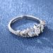 New Queen Crown Zircon Platinum Plated Accessories Ring_ipsvogv.com