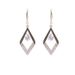 Women's earrings trendy diamond-shaped hollow diamond earrings 2023 new trendy design temperament fashionable ear hook earrings_ipsvogv.com