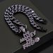 Fashion Brand Full Dia Necklace Jewelry Versatile For Men And Women Hip Hop English Letter Single Pendant_ipsvogv.com