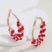 French Style Pearl Crystal Hoop Light Luxury Gentle Temperament Socialite High-end Earrings Slimming Versatile_ipsvogv.com