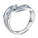 Sanjie Zircon Jewelry INS New Pure Copper Diamond Set Ring_ipsvogv.com