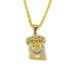 Hip Hop Pendant Character Cartoon Avatar Jesus Men's Necklace_ipsvogv.com