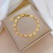 【 Full body titanium steel 】 Butterfly East Gate Personalized Minimalist Wind Furnace Gold Bracelet Female Internet_ipsvogv.com