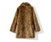 Women's fur coat women's mid-length suit collar sexy leopard print coat_ipsvogv.com
