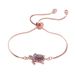 New Style Hot Selling Copper Micro Inlaid Bracelet Personality Hip Hop Versatile Colorful Zircon Small Turtle Box Chain_ipsvogv.com