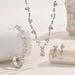 Women’s Jewelry Set Fashion Wedding Fashion Hot Selling Jewelry Set Temperament Gold And Silver Diamond Necklace Bracelet Earrings Ring Five Piece Set_ipsvogv.com