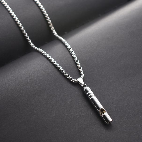 Instagram Street Trendy Bouncing, Opening Wine Bottles, Whistling, Blowing Pendant, Men's And Women's Hip Hop Necklace,_ipsvogv.com