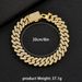 American Style Personalized Inlaid Fashionable OL Light Men's Hip-hop Niche Design Feel Bracelet_ipsvogv.com