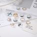 Hot Selling With Micro Diamond Inlay, Six Pointed Star Drop Oil, Magical Eyes, Turquoise Dual Color 12 Piece Set Foot_ipsvogv.com