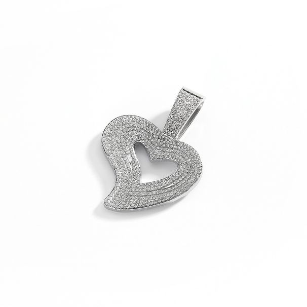 Personality ins love Cuban necklace couple light luxury hip hop necklace_ipsvogv.com
