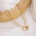 Women's Jewelry Bracelet Fashion Ladies Double Copper Chain Pearl Chain Beads Double Ring Splicing Bracelet_ipsvogv.com