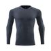 Men's Clothing Long-Sleeved Sports T-Shirt Running Quick-Drying Tights Fitness Breathable Training Outdoor Clothing Round Neck Sweatshirt_ipsvogv.com