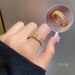 【 Real Gold 】 Couple Female Ins Trendy Fashion Luxury Adjustable Open Personality Coldness Style Finger Ring_ipsvogv.com