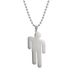 Hot Selling Street Hip-hop Billie Eilish Logo American Rapper Stainless Steel Men's Necklace_ipsvogv.com