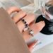 New Fashionable Simple Drip Oil Flower Open Small And Sweet, Versatile, Finger Ring, High End Design, Ring Trend_ipsvogv.com