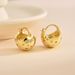 Women’s Jewelry Set Fashion Exquisite Retro Irregular Geometric Zircon Earrings For Women Niche Personality Copper Plated Real Gold Earrings_ipsvogv.com