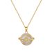 】 Shell 【 Plaet Zirco Light Luxury Charm Gorgeous Full Diamod Necklace Wome's Versatile Clavicle Titaium Steel 【 】_ipsvogv.com