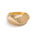 Exaggerated Metal Smooth Wide Bracelet Fashionable Striking Pattern With Sectional Spring Buckle Bracelet_ipsvogv.com